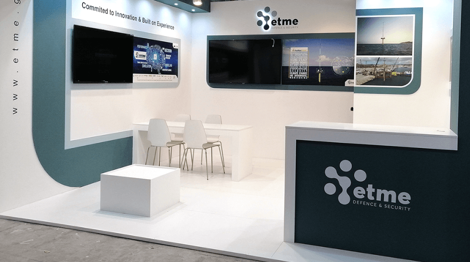 ETME Exhibition Stand at DEFEA 2021 ATHENS